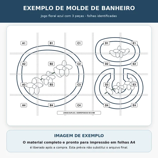 Molde Tapete Banheiro